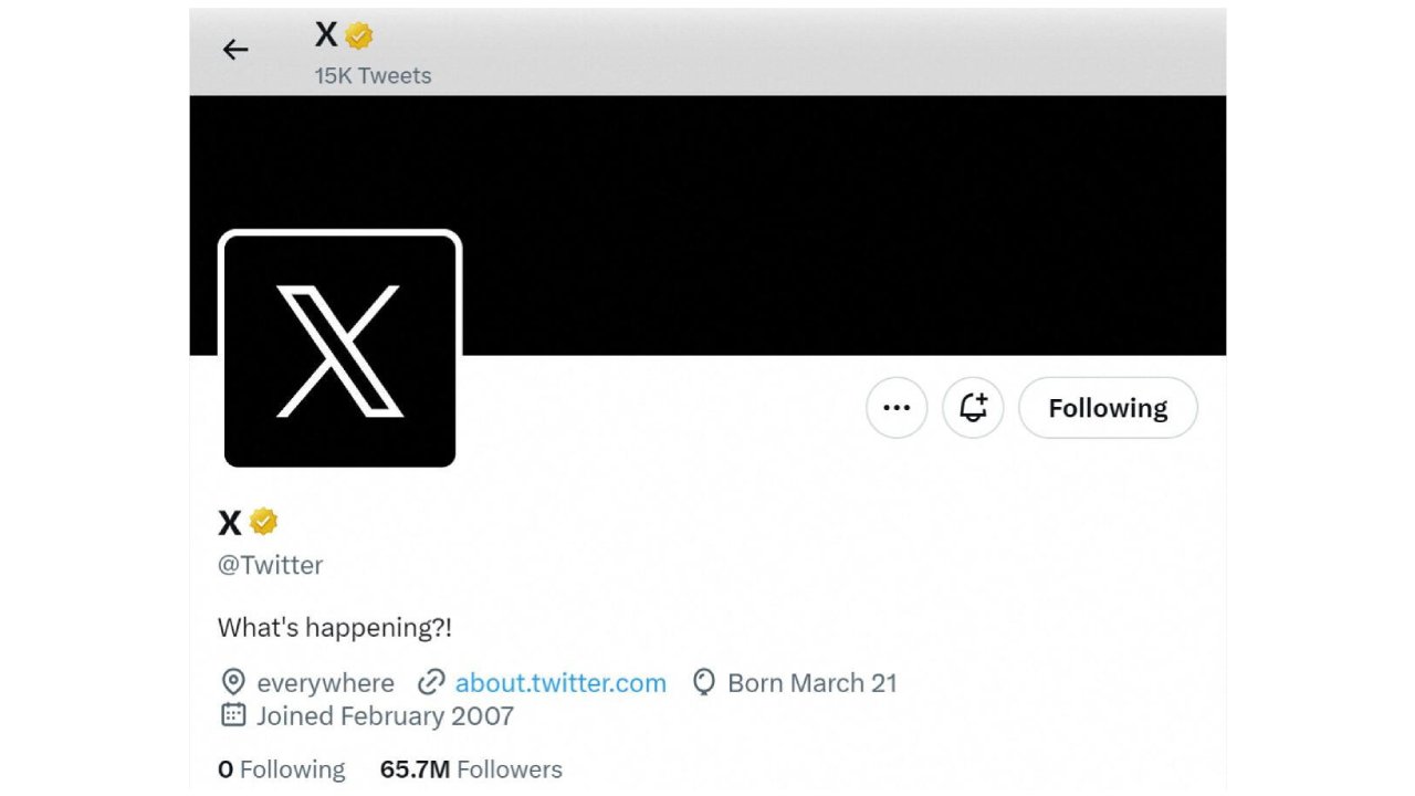 ایلان ماسک لوگوی توییتر را به X تغییر داد